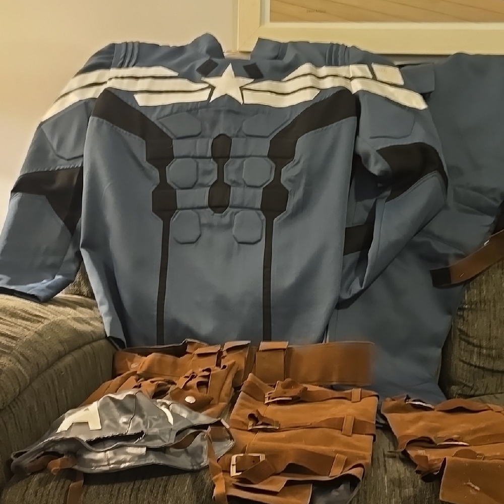 Captain America Costume with Accessories